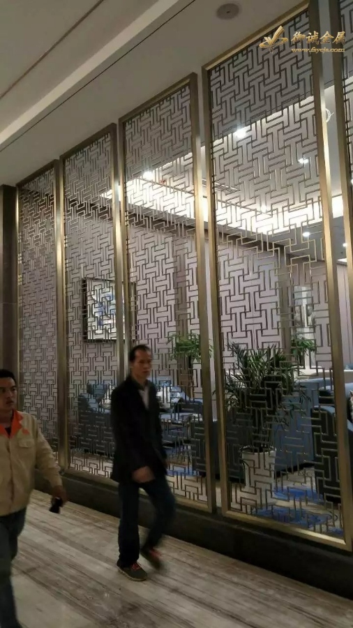 不銹鋼屏風(fēng)實例